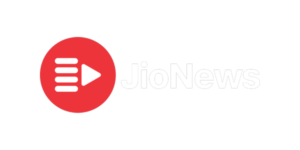ioNews logo with a red circular play icon and white text