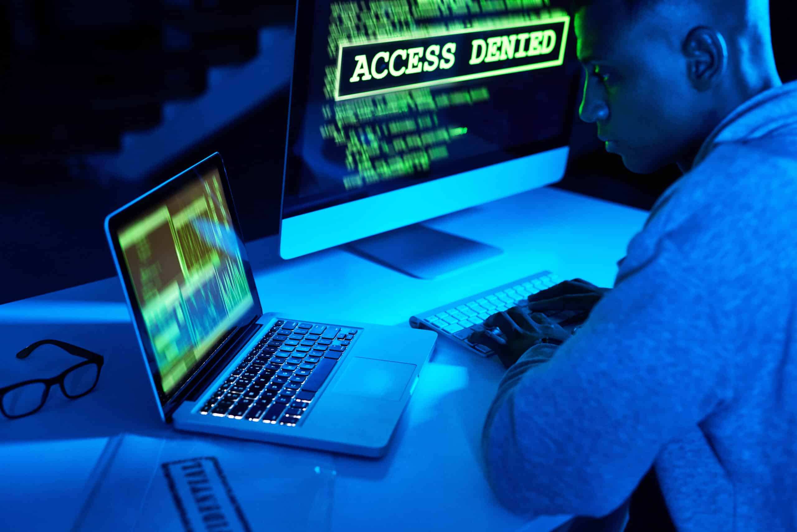 Types of cyber attacks training with access denied warning in cybersecurity course Pune