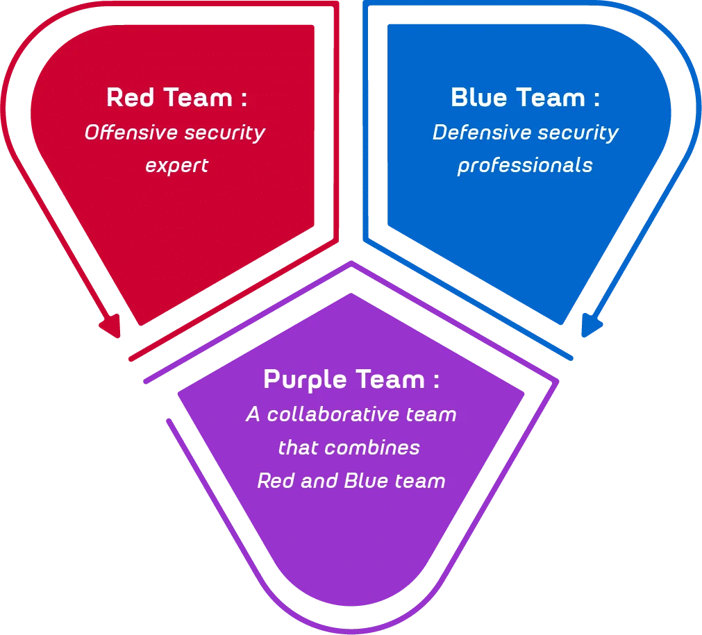 Texial Cyber Security Teams – Red Team, Blue Team, and Purple Team Training