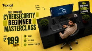 Cybersecurity beginner masterclass happening in Pune at Shivajinagar — learn ethical hacking from scratch in 3 hours